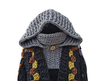 Load image into Gallery viewer, Matrixx Hood, Crochet Matrixx Cowl, TikTok Viral Matrixx Cowl, Hooded Cowl - MADE TO ORDER