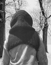 Load image into Gallery viewer, MADE TO ORDER - Matrixx Hood, Crochet Matrixx Cowl, TikTok Viral Matrixx Cowl, Hooded Cowl