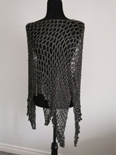 Load image into Gallery viewer, String of Pearls Poncho PATTERN - Crochet Top PATTERN - Sizes: Small - XL