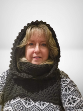Load image into Gallery viewer, MADE TO ORDER - Matrixx Hood, Crochet Matrixx Cowl, TikTok Viral Matrixx Cowl, Hooded Cowl