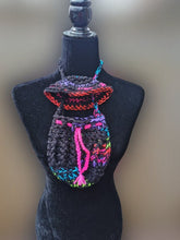 Load image into Gallery viewer, Crochet Mushroom Pouch and Bucket Hat Set, Witchycore Bag