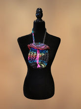 Load image into Gallery viewer, Crochet Mushroom Pouch and Bucket Hat Set, Witchycore Bag