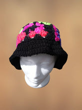 Load image into Gallery viewer, Crochet Mushroom Pouch and Bucket Hat Set, Witchycore Bag
