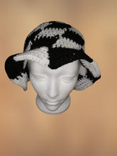 Load image into Gallery viewer, Checkered Crochet Bag & Bucket Hat Set