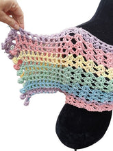 Load image into Gallery viewer, Crochet Pompom Crop Top