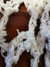 Load image into Gallery viewer, Mesh Crochet Poncho, Vintage White yarn Fishnet Top