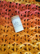 Load image into Gallery viewer, Handmade Orange Ombre Throw Blanket, Plush Acrylic Comfort