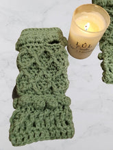 Load image into Gallery viewer, Boho Crochet Fingerless Gloves, Hand Warmers
