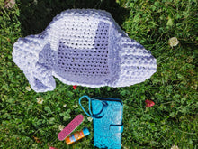Load image into Gallery viewer, Crochet Japanese Knot Bag, Metallic Pearl Evening Purse