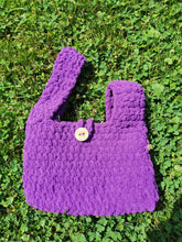 Load image into Gallery viewer, Crochet Chenille Japanese Knot Bag: Textured Mini Purse