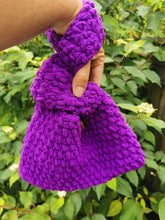 Load image into Gallery viewer, Crochet Chenille Japanese Knot Bag: Textured Mini Purse