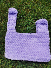 Load image into Gallery viewer, Crochet Velvet Japanese Knot Bag: Textured Mini Mosu Bag
