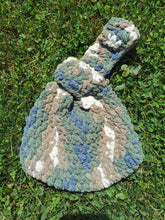 Load image into Gallery viewer, Crochet Chenille Japanese Knot Bag: Textured Mini Mosu Purse
