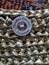 Load image into Gallery viewer, Japanese Knot Bag: Metallic Evening Purse in Gold