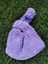 Load image into Gallery viewer, Crochet Velvet Japanese Knot Bag: Textured Mini Mosu Bag
