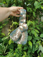 Load image into Gallery viewer, Crochet Chenille Japanese Knot Bag: Textured Mini Mosu Purse