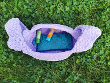 Load image into Gallery viewer, Crochet Velvet Japanese Knot Bag: Textured Mini Mosu Bag