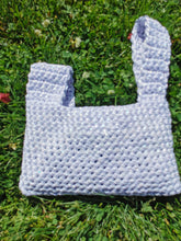 Load image into Gallery viewer, Crochet Japanese Knot Bag, Metallic Pearl Evening Purse