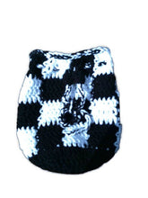 Load image into Gallery viewer, Checkered Crochet Bag & Bucket Hat Set