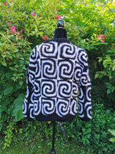Load image into Gallery viewer, Crochet Spiral Sweater: Handmade Swirl Cardigan, Handmade Jumper