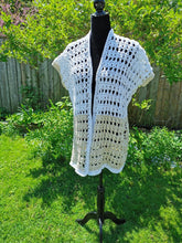 Load image into Gallery viewer, Two-Tone Cotton Vest, Beach coverup, Fits sizes M-XL