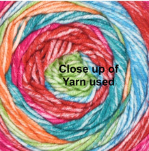Load image into Gallery viewer, Crochet Hexagon Granny Square Cardigan, Pastel Rainbow Crop Jacket