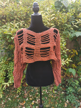 Load image into Gallery viewer, Cozy Crochet Sleeves, Crochet soft Dreamy Bolero