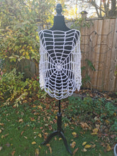 Load image into Gallery viewer, Crochet Spiderweb Mesh Top, S-XXL, Fishnet Sweater