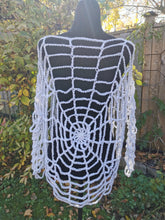 Load image into Gallery viewer, Crochet Spiderweb Mesh Top, S-XXL, Fishnet Sweater