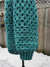 Load image into Gallery viewer, Oversized Granny Square Crochet Cardigan: Handmade Sweater