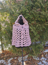 Load image into Gallery viewer, Crochet Hooded Cape: Soft Lace Cluster Poncho