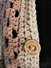 Load image into Gallery viewer, Cropped Crochet Granny Square Cardigan: Pastel Hexagon Jacket