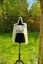 Load image into Gallery viewer, Crochet Mesh Shrug with Hood, Long Sleeve hooded Bolero, S-XL