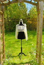 Load image into Gallery viewer, Crochet Mesh Shrug with Hood, Long Sleeve hooded Bolero, S-XL
