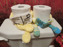 Load image into Gallery viewer, Reading Toilet Paper (double roll) Holder Buddy, Bathroom Decor, Funny Gift