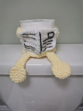 Load image into Gallery viewer, Reading Toilet Paper (double roll) Holder Buddy, Bathroom Decor, Funny Gift