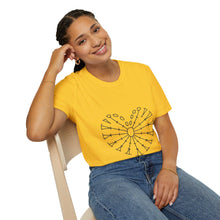 Load image into Gallery viewer, Crochet Heart Tee | Abstract Radial Heart design T-Shirt