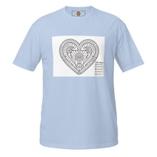 Load image into Gallery viewer, Crochet Heart Short-Sleeve Unisex T-Shirt - Made in Ontario, Canada