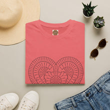 Load image into Gallery viewer, Elegant Crochet Heart Tee | Abstract Heart design T-Shirt
