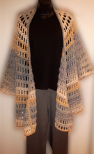 Load image into Gallery viewer, Beige Ombre Cardigan - Claudia&#39;s Crochet
