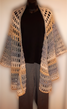 Load image into Gallery viewer, Beige Ombre Cardigan - Claudia's Crochet