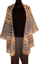 Load image into Gallery viewer, Beige Ombre Cardigan - Claudia's Crochet
