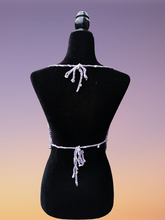 Load image into Gallery viewer, Crochet HalterTop, Crochet Spiral Boho-Chic Top