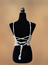 Load image into Gallery viewer, Marina Festival Top, Mermaid Top, Rave Top, Festival Top, Crochet Top
