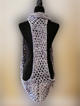 Load image into Gallery viewer, Crochet Boho Velvet Vest, Plus Size