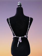 Load image into Gallery viewer, Crochet HalterTop, Crochet Spiral Boho-Chic Top