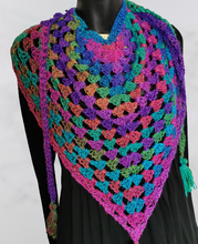 Load image into Gallery viewer, Rainbow Triangle Scarf/Cowls/Wrap/Shawl