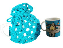 Load image into Gallery viewer, Vintage Tea Pot Cozy, Cover Blue