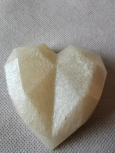 Load image into Gallery viewer, White Opal Heart - Claudia&#39;s Crochet
