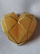 Load image into Gallery viewer, Gold Heart Magnet - Claudia&#39;s Crochet
